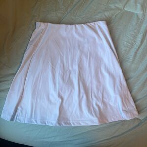 White tennis skirt